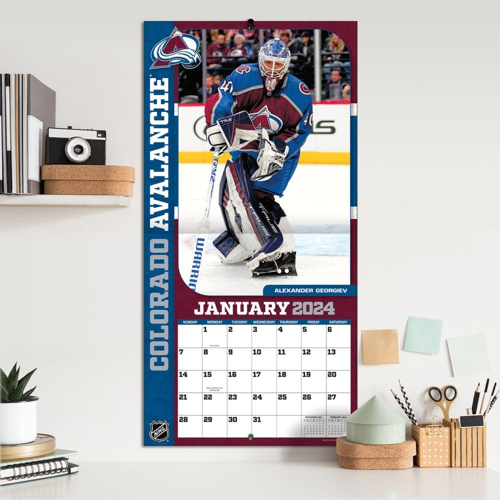 Colorado Avalanche 2024 Wall Calendar