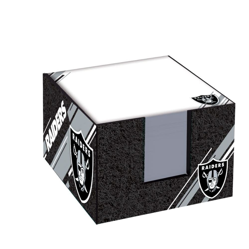 NFL Raiders Note Cube W/ Holder