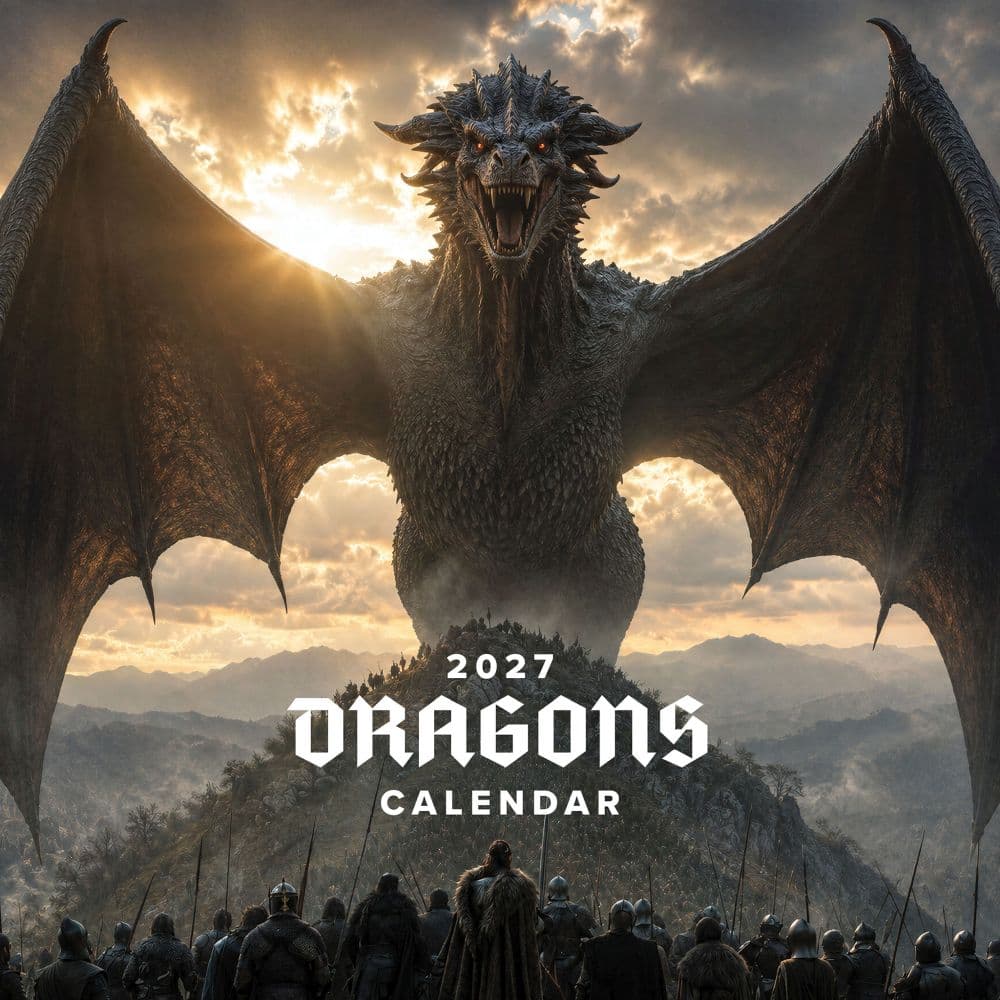 image Dragons 2027 Wall Calendar Main Product Image