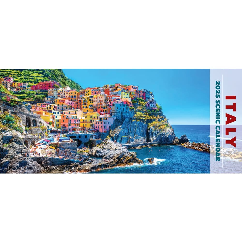 Italy Panoramic 2025 Wall Calendar Main Image