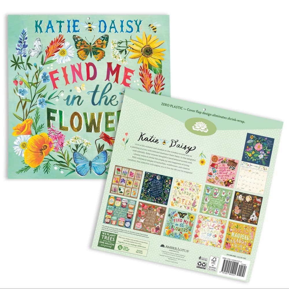 Katie Daisy 2025 Wall Calendar First Alternate Image