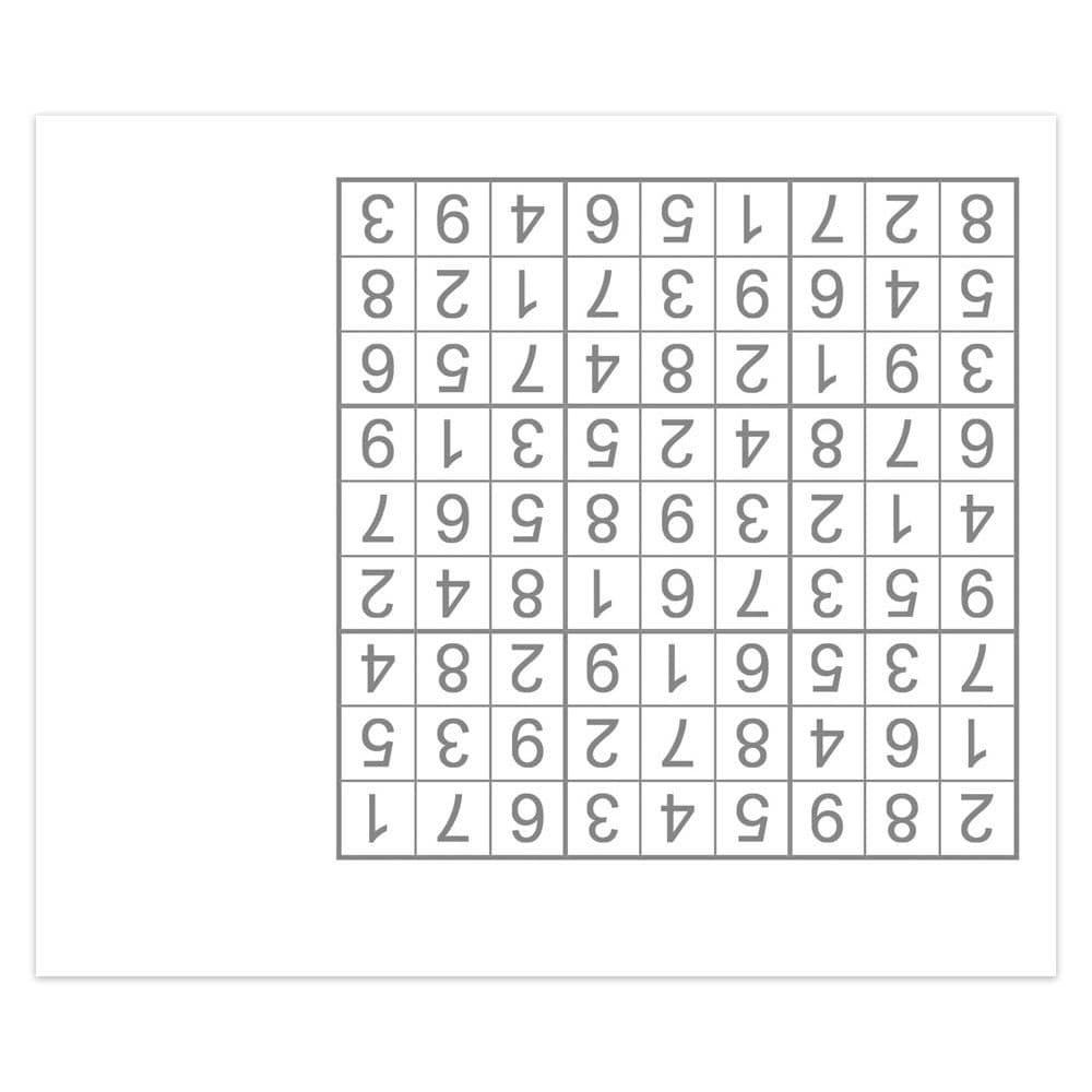 Sudoku 2025 Desk Calendar Third Alternate Image width=&quot;1000&quot; height=&quot;1000&quot;