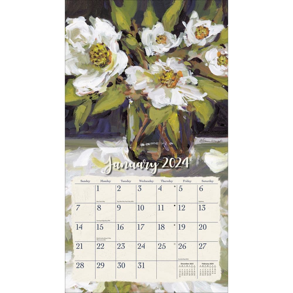 Gallery Florals 2024 Wall Calendar