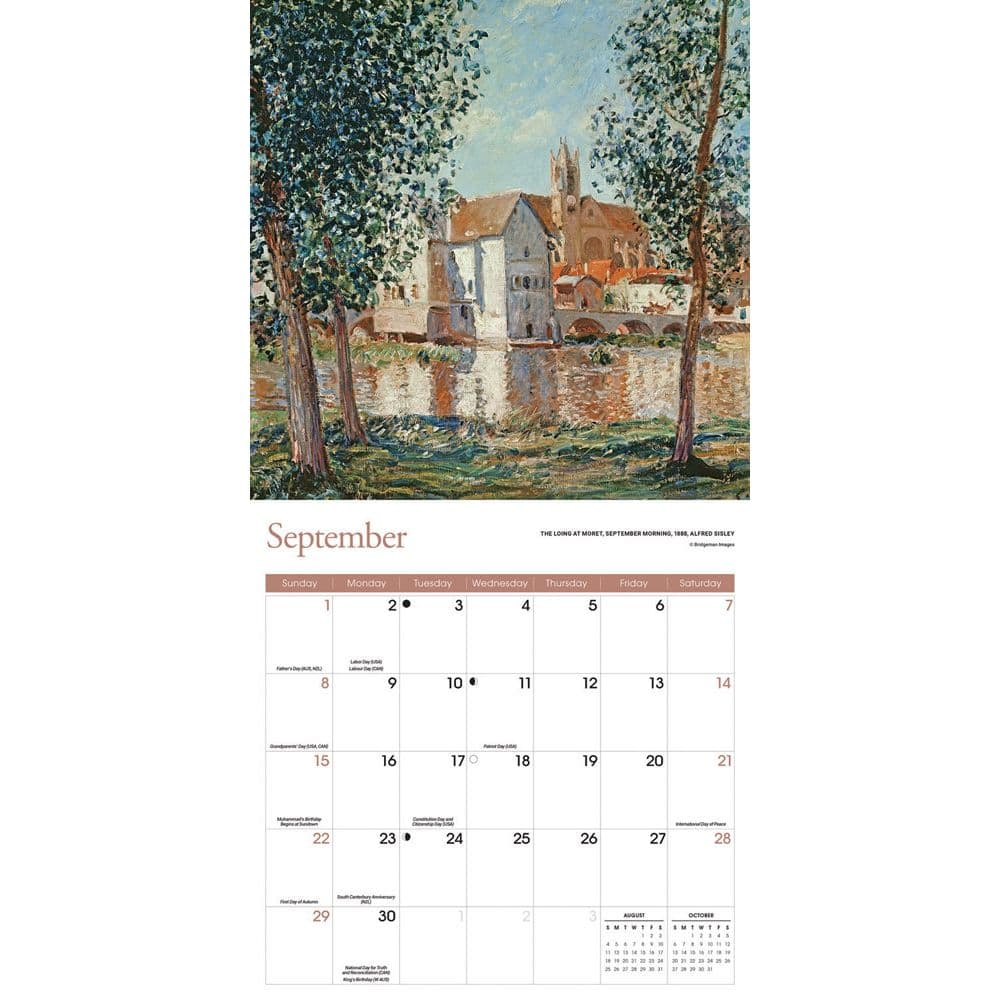 Impressionist 2024 Wall Calendar Alternate Image 3
