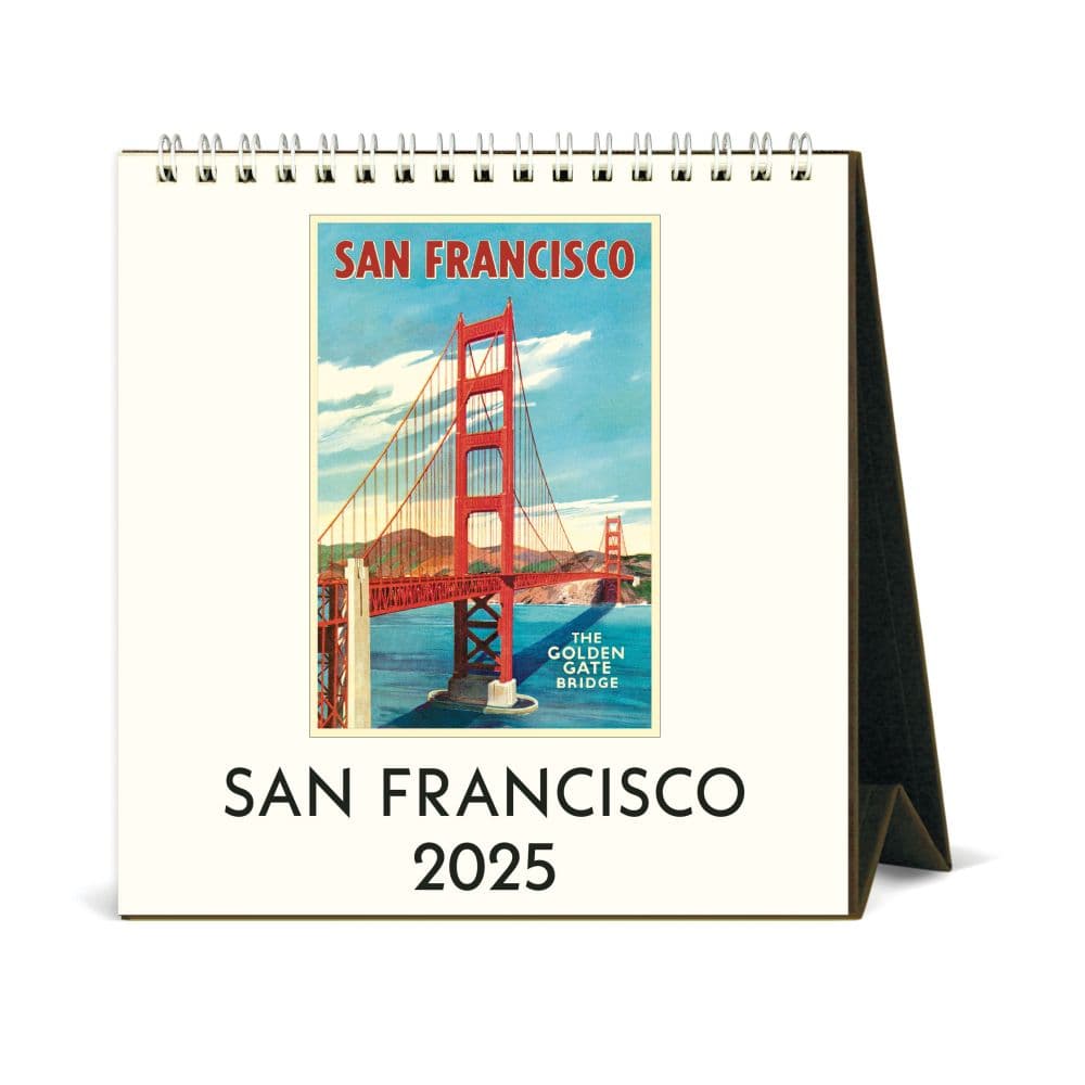 San Francisco Art 2025 Easel Desk Calendar  Main Image