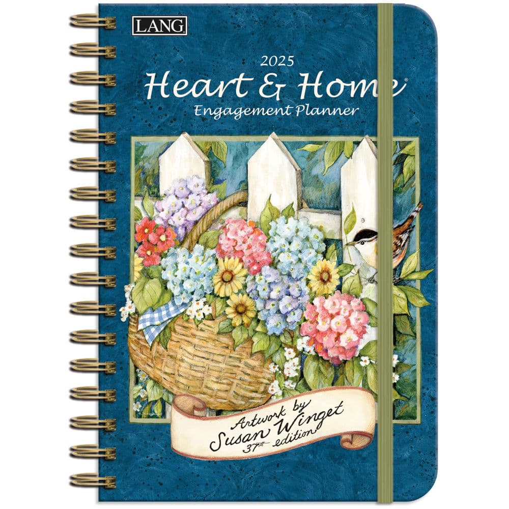 Heart and Home by Susan Winget 2025 Spiral Engagement Planner ...