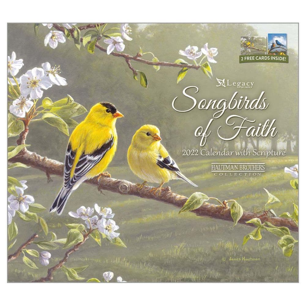 Songbirds of Faith Hautman 2022 Wall Calendar