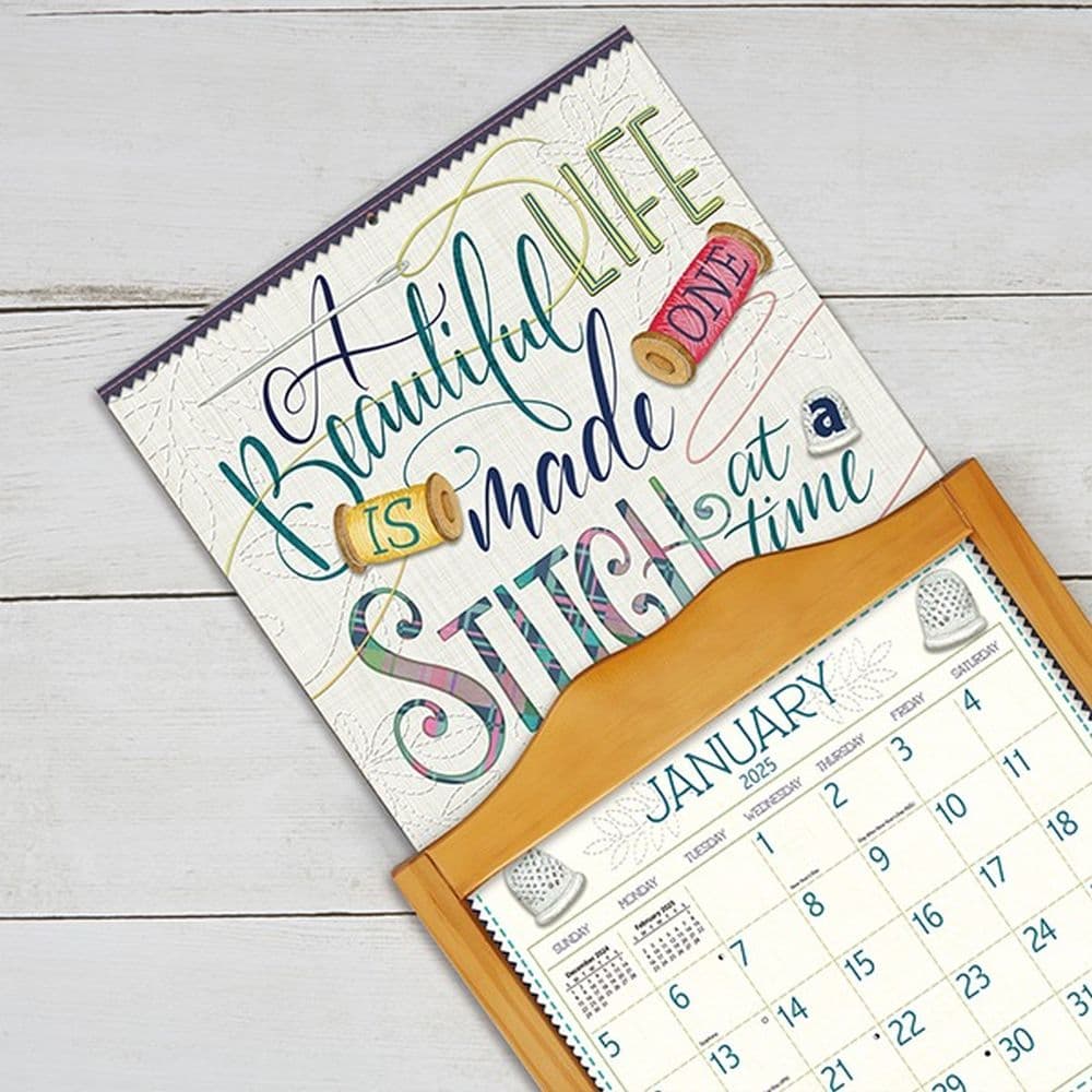 Handmade Happiness by Nicole Tamarin 2025 Wall Calendar Fifth Alternate Image width=&quot;1000&quot; height=&quot;1000&quot;