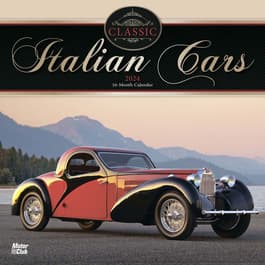 Classic Italian Cars 2024 Wall Calendar