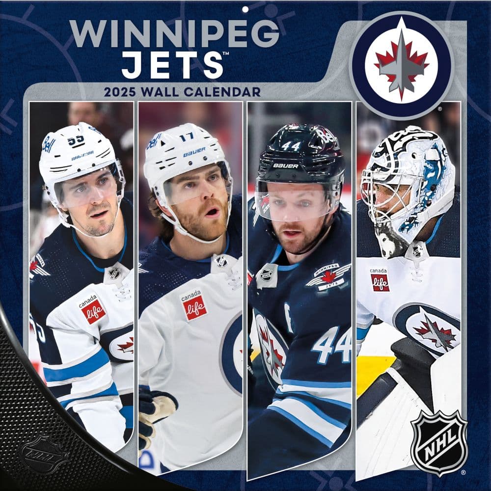 NHL Winnipeg Jets 2025 Wall Calendar