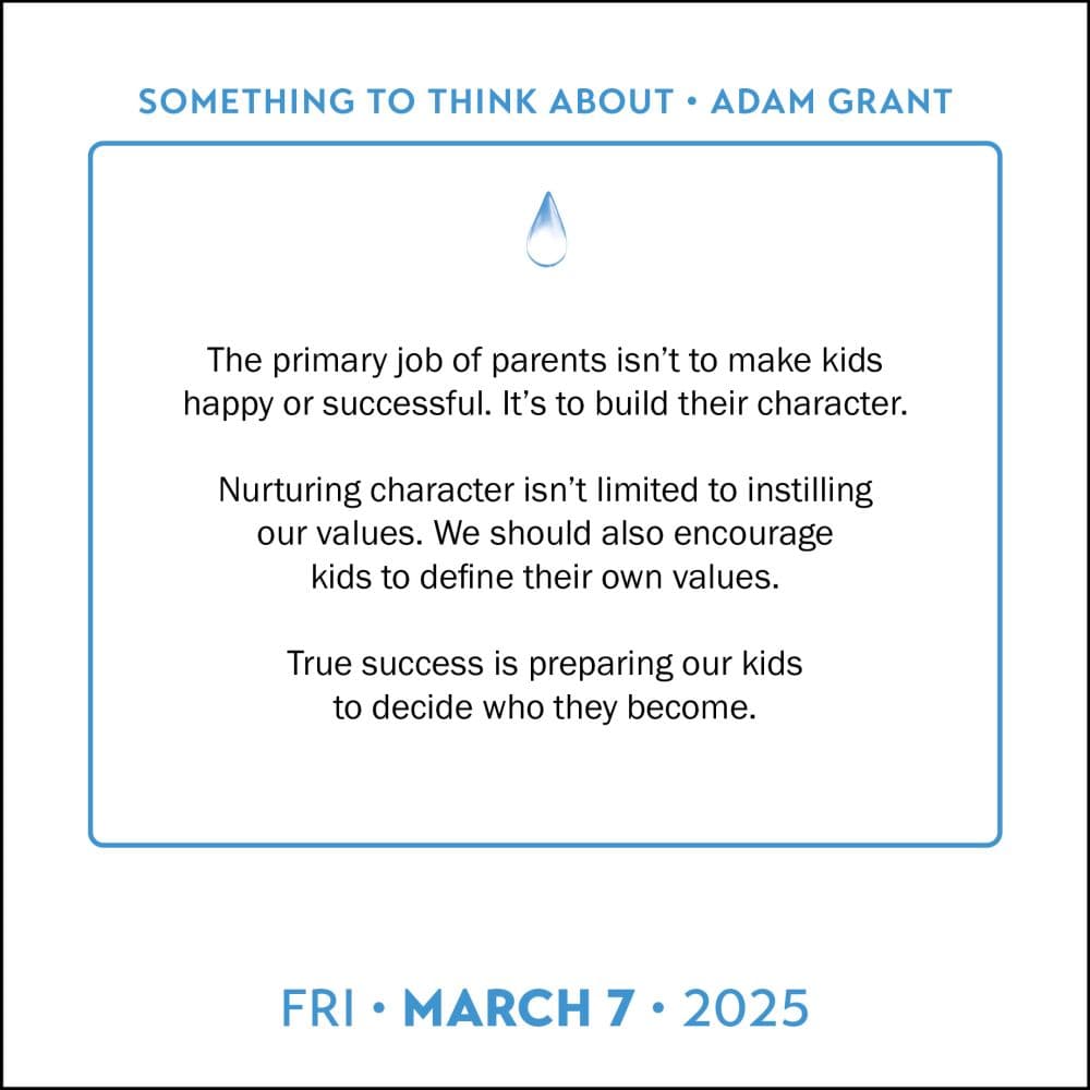 Adam Grant 2025 Desk Calendar Second Alternate Image