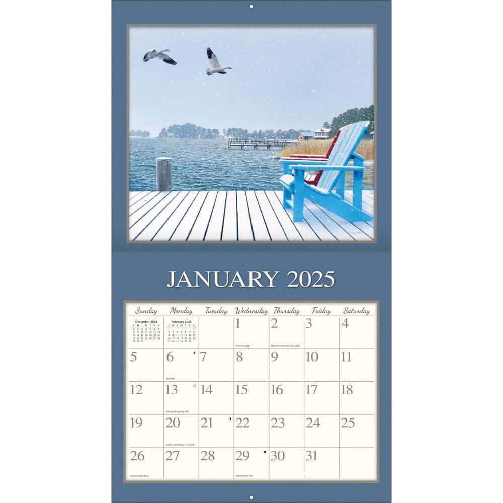 Cottage Country by David Ward 2025 Wall Calendar