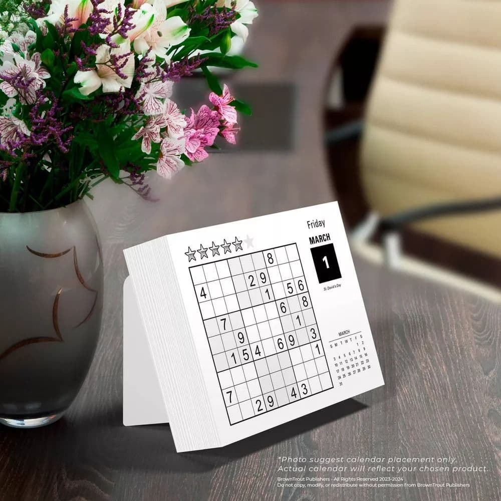 Sudoku 2024 Desk Calendar