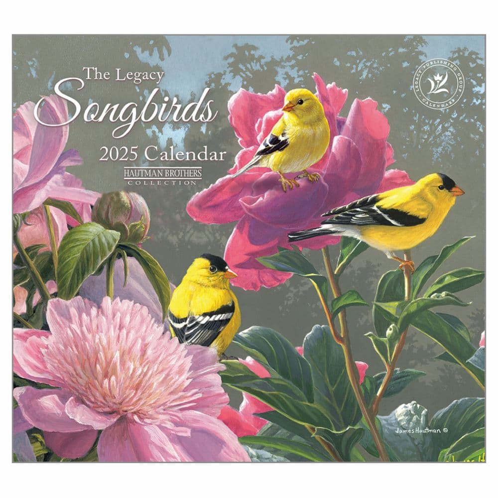 Songbirds 2025 Mini Wall Calendar Main Product Image width=&quot;1000&quot; height=&quot;1000&quot;