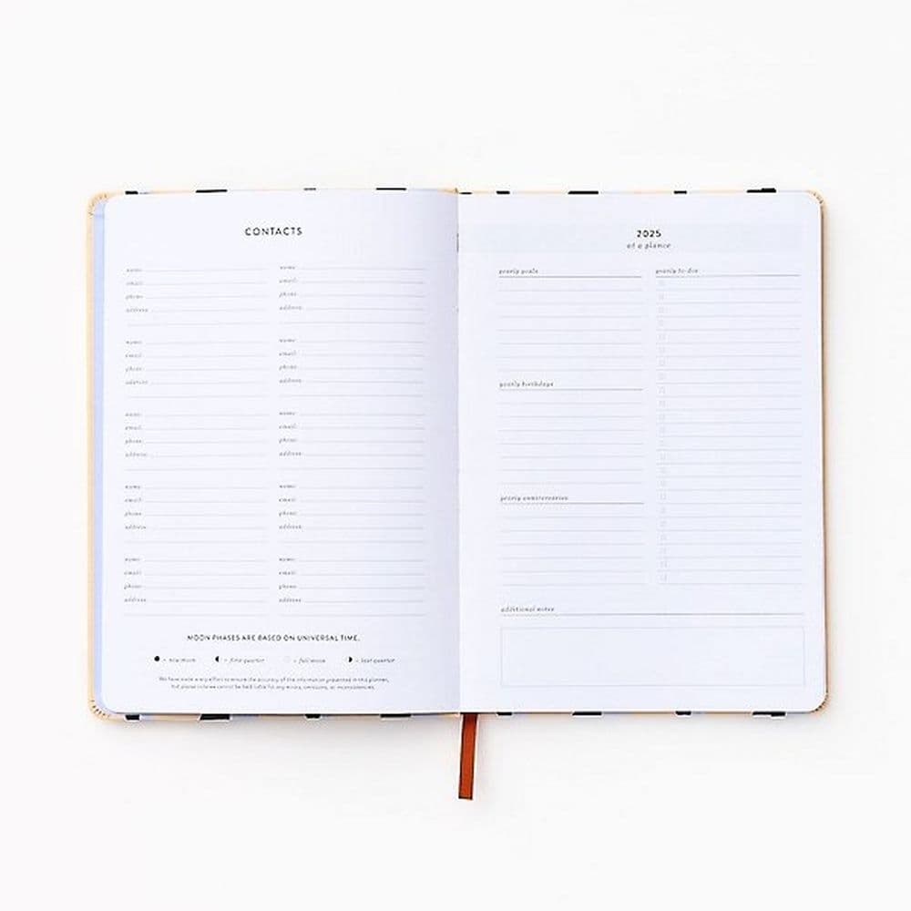 Simplistic Lines Monthly 2025 Planner First Alternate Image