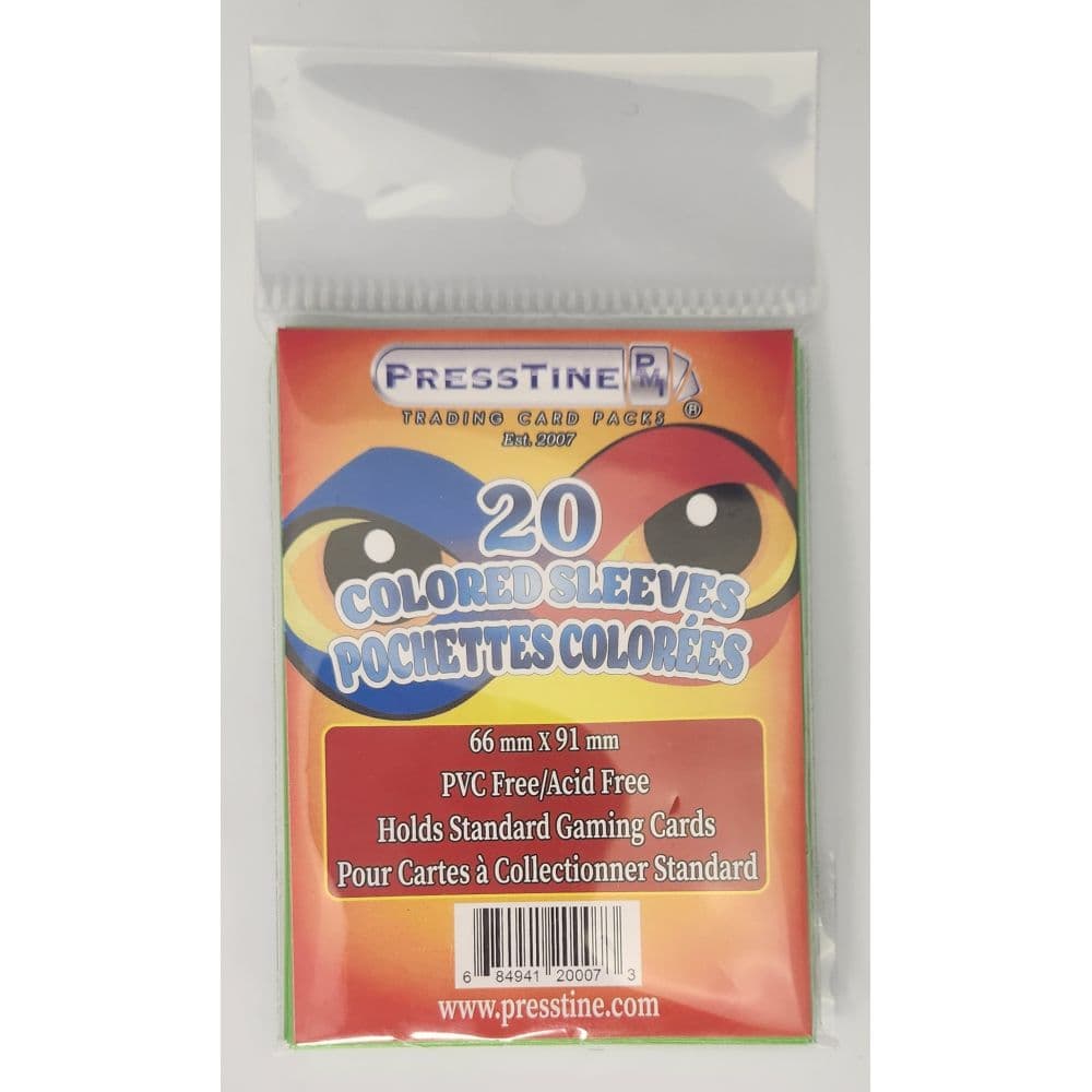 image 20-Color Trading Card Sleeve Protector Pack Main Product Image