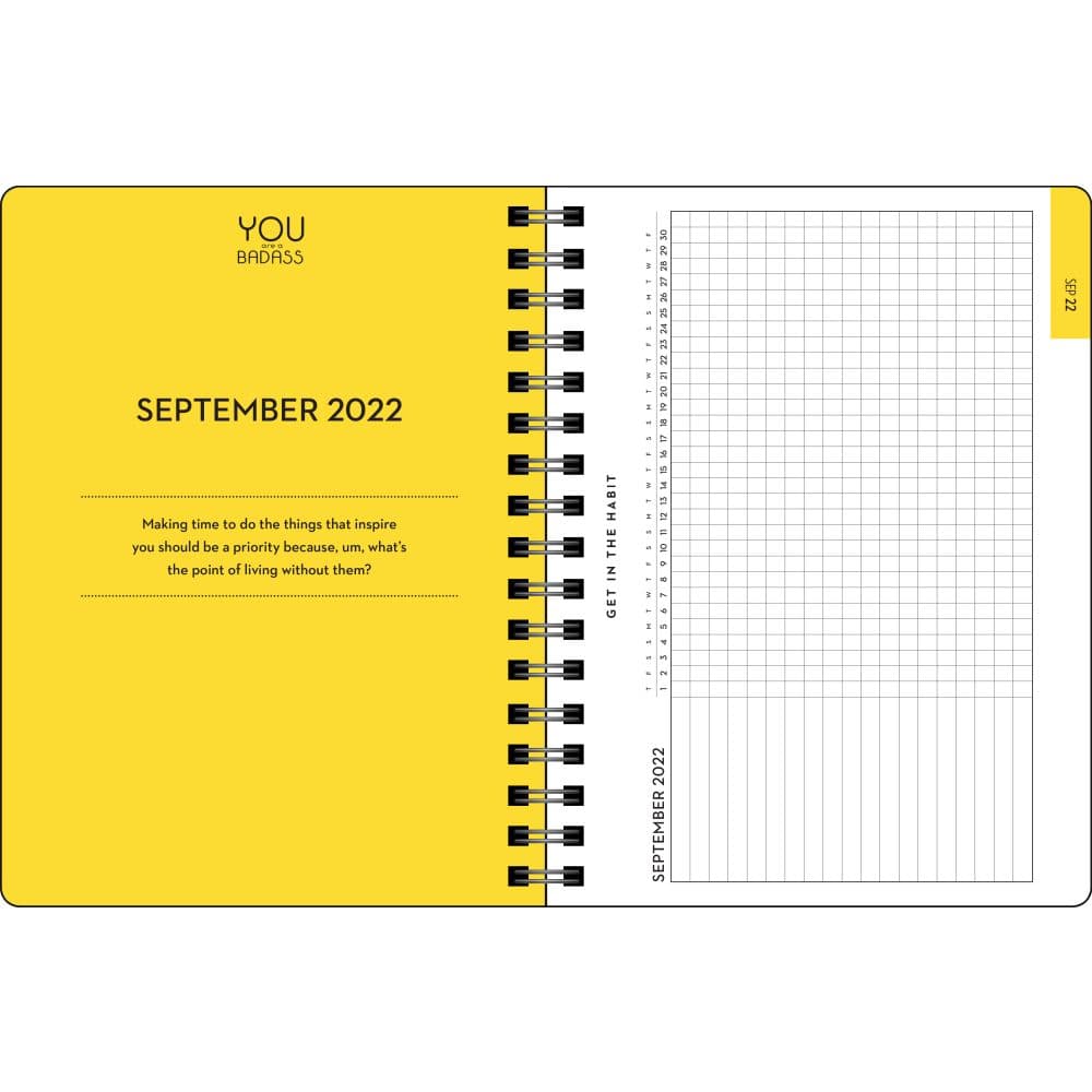 You Are A Badass 2023 Planner Calendars