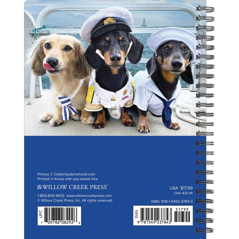 Crusoe Celebrity Dachshund 2025 Engagement Planner