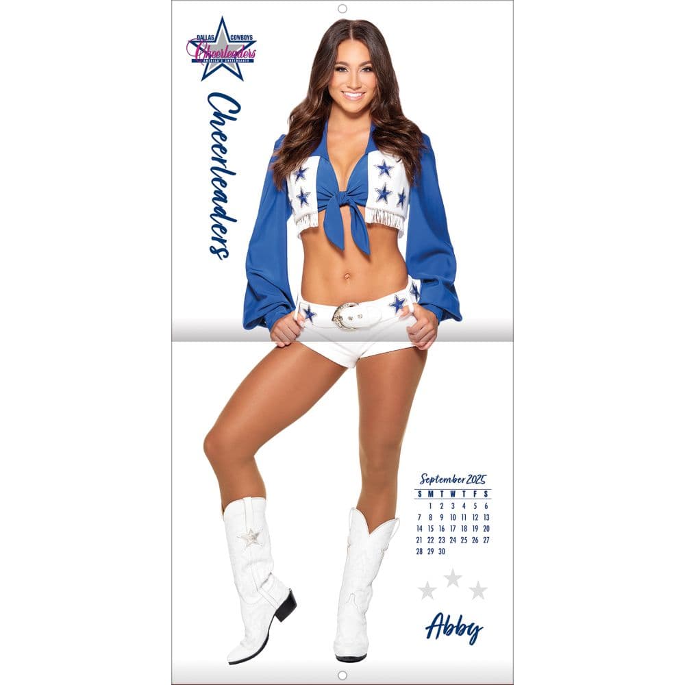 NFL Dallas Cowboys Cheerleaders 2026 Mini Wall Calendar Third Alternate Image