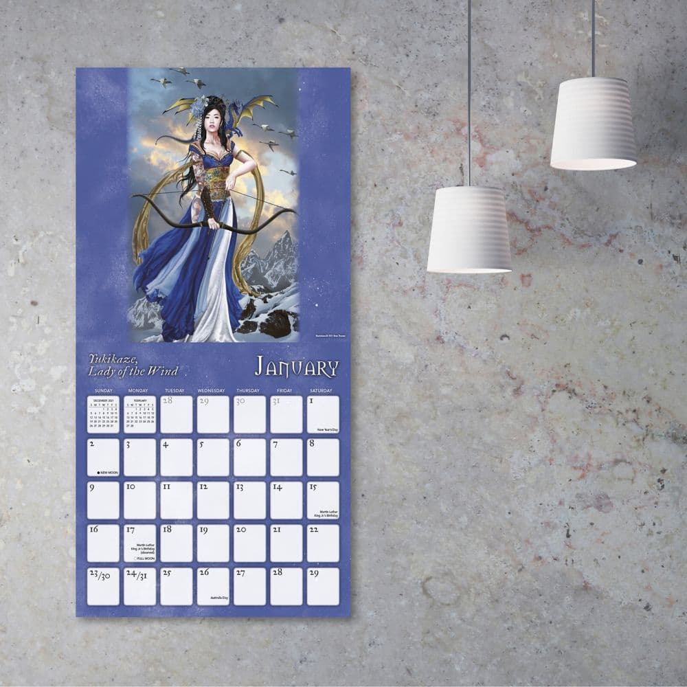 Dragon Witches 2022 Wall Calendar - Calendars.com