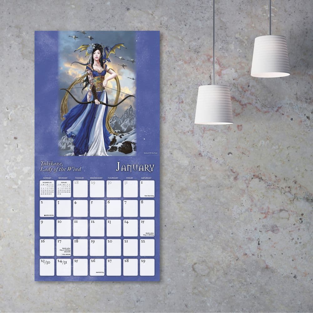 Nene Thomas 2022 Calendar Dragon Witches 2022 Wall Calendar - Calendars.com