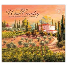 Wine Country 2025 Wall Calendar