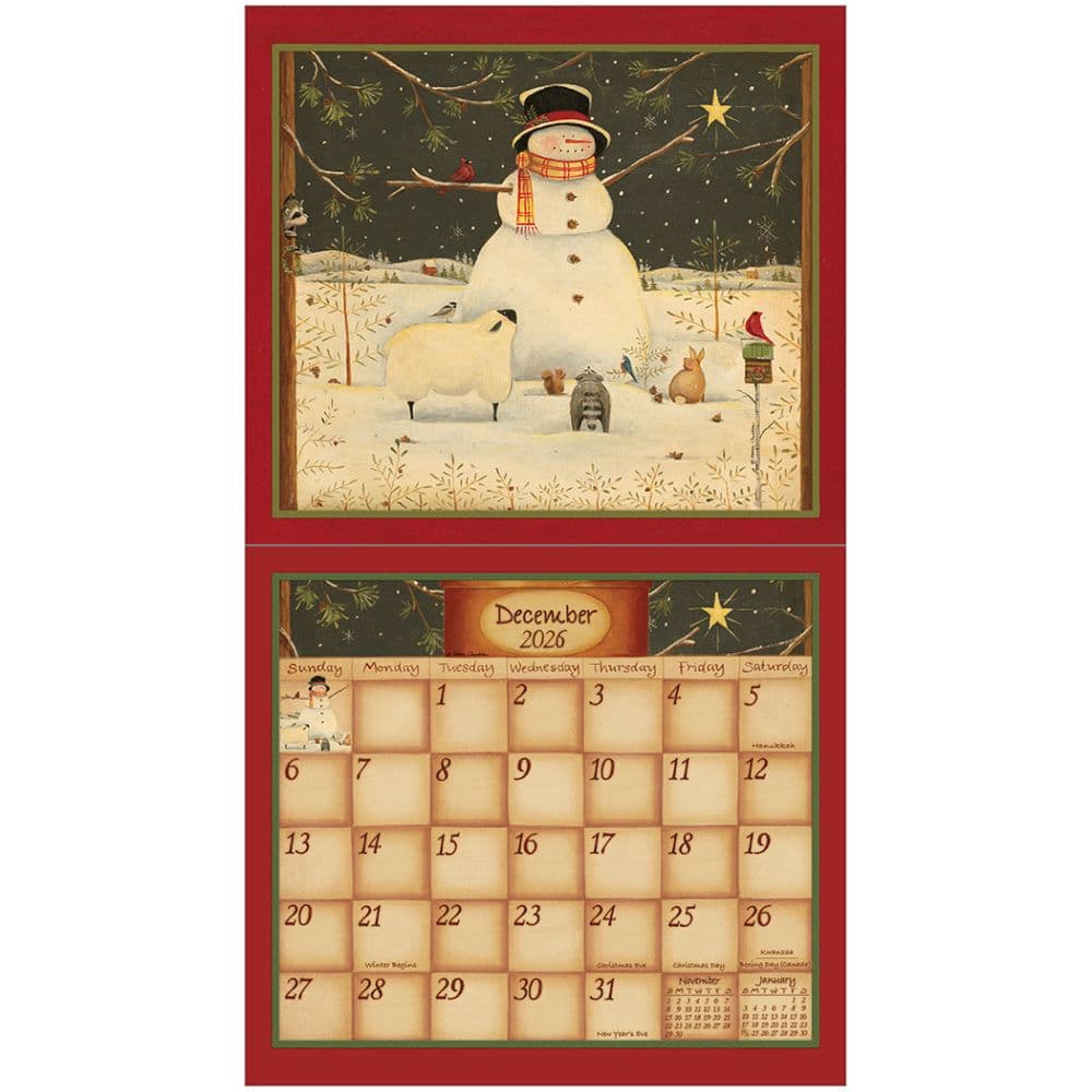 Simply Shaker by Karen Cruden 2026 Wall Calendar Second Alternate Image