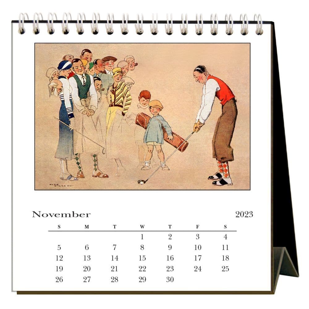 2023 Golf Calendar Golf 2023 Desk Calendar - Calendars.com
