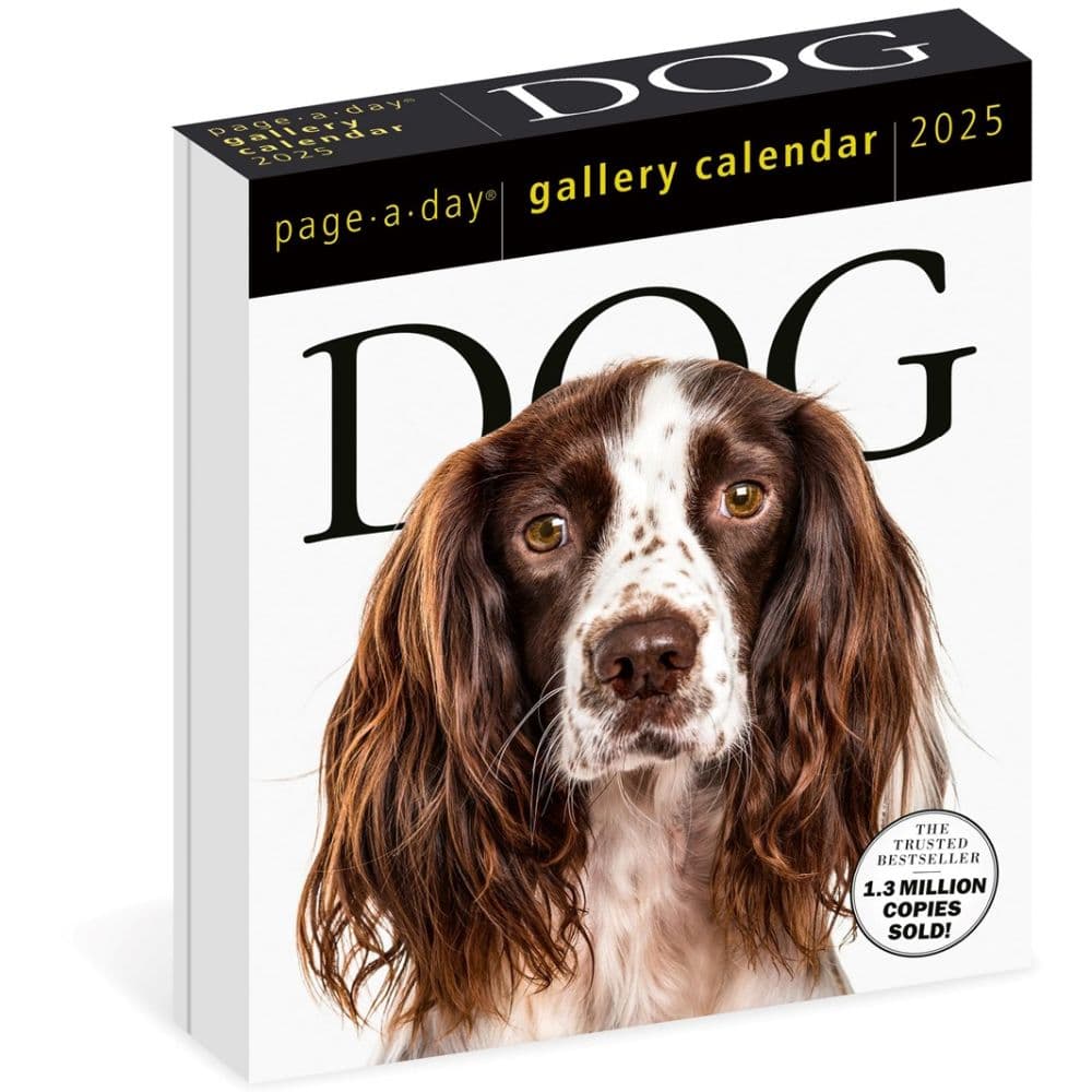 Dog Gallery 2025 Desk Calendar Main Image