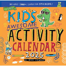 Kids Awesome Activity 2024 Wall Calendar