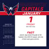 image NHL Washington Capitals 2027 Desk Calendar First Alternate Image