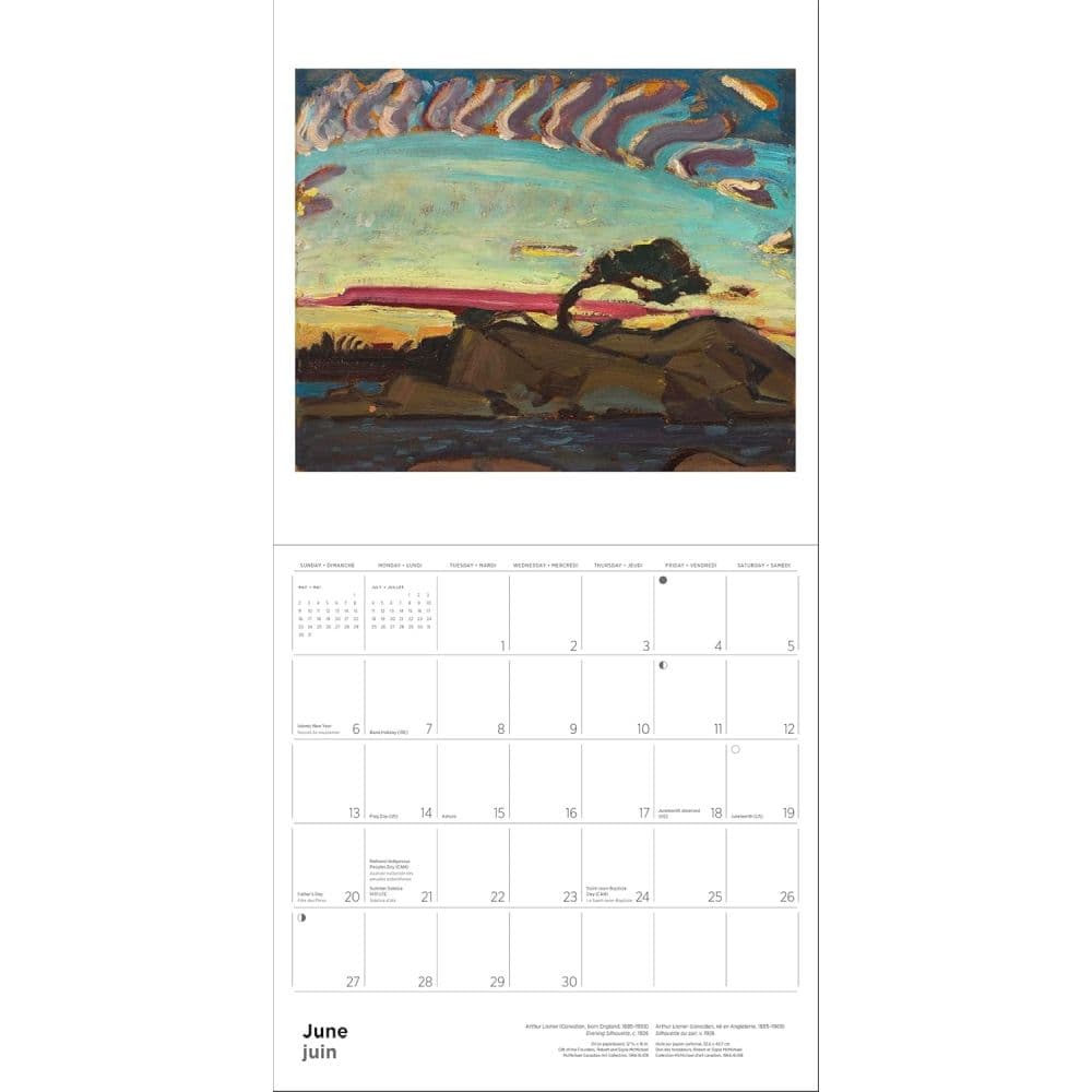 Group of Seven 2027 Wall Calendar Fourth Alternate Image