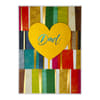 image Father's Day Greeting Card with Heartfelt Pattern