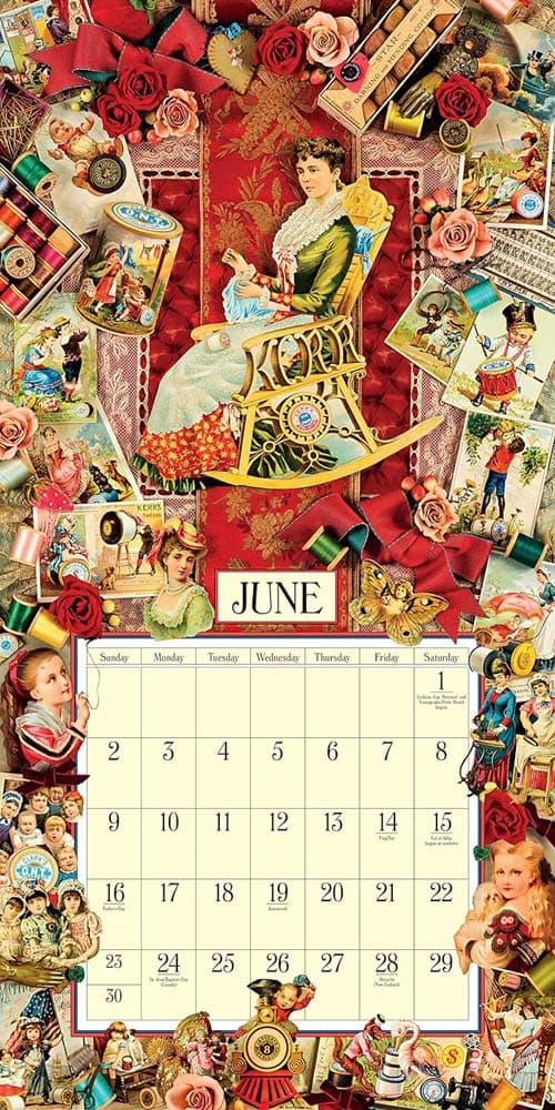 Victoriana 2024 Wall Calendar Seventh Alternate Image width=&quot;1000&quot; height=&quot;1000&quot;