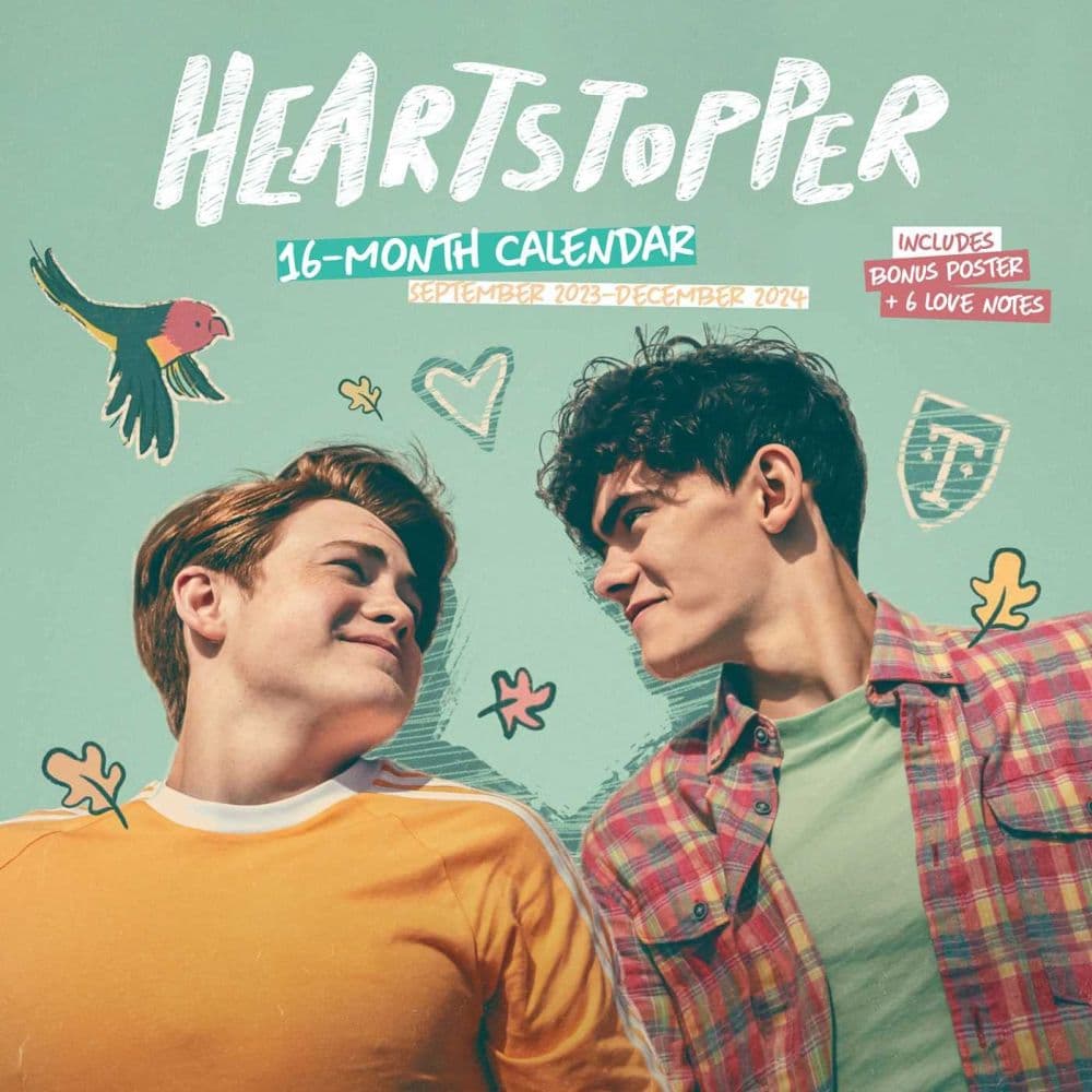 Heartstopper 2024 Wall Calendar with Poster Main