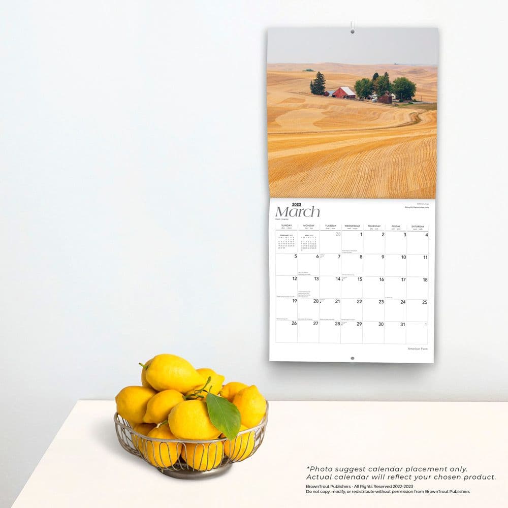 American Farm 2023 Wall Calendar - Calendars.com