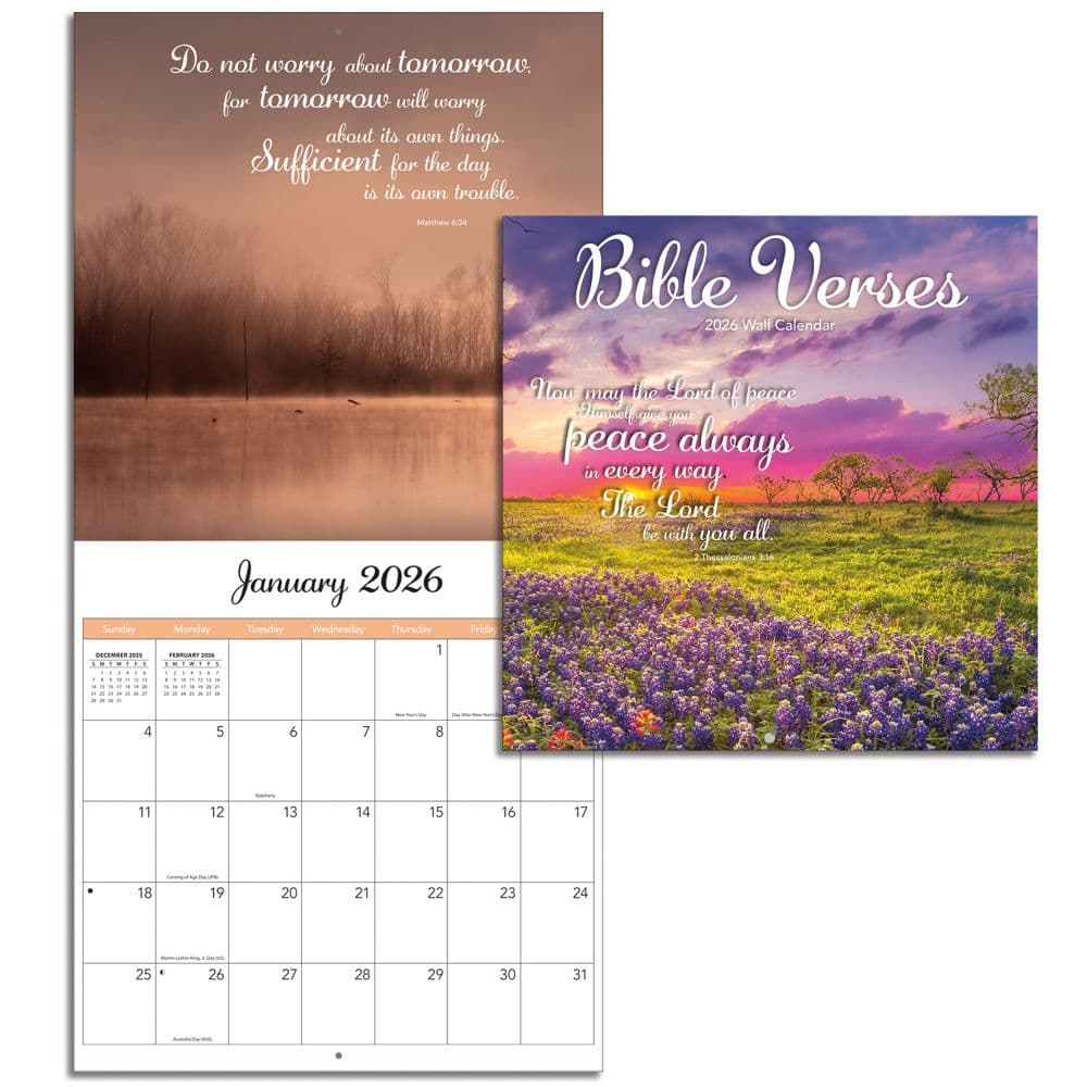 Bible Verses 2026 Mini Wall Calendar_ALT4