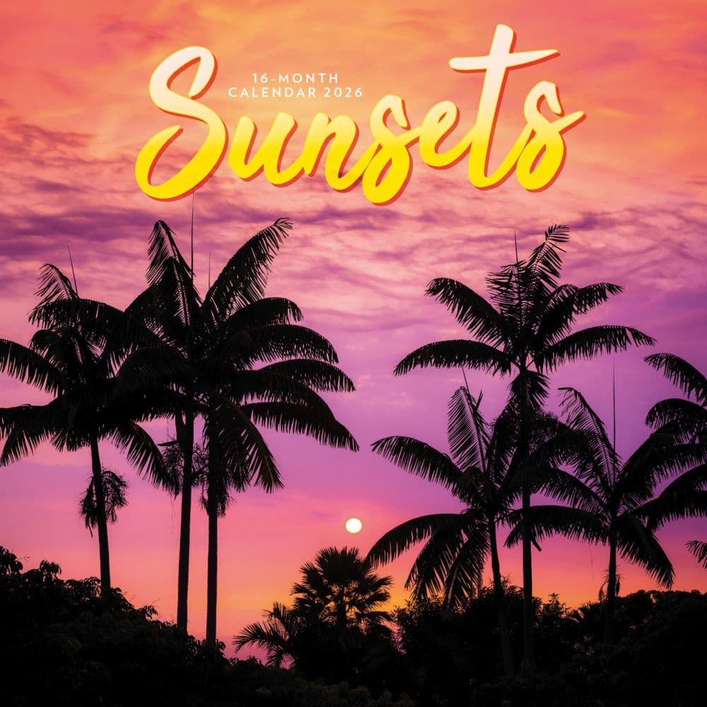 Sunsets Special Value 2026 Mini Wall Calendar  Main Image