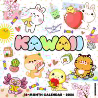image Kawaii 2026 Wall Calendar Main Image