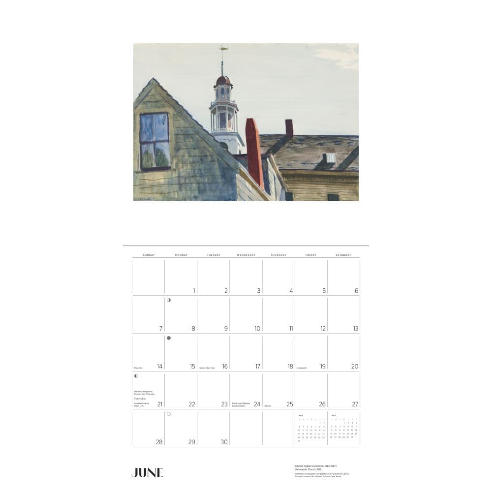 Edward Hopper 2026 Wall Calendar Fifth Alternate Image