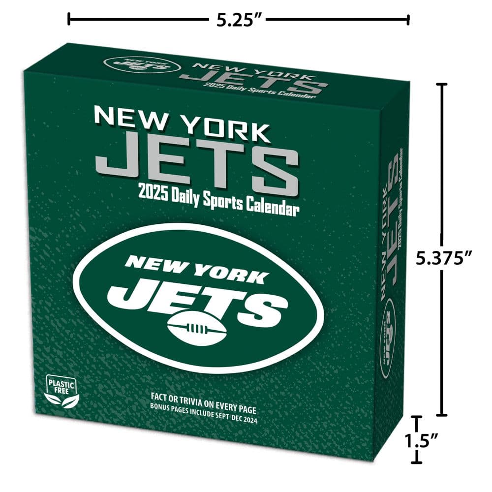 NFL New York Jets 2025 Desk Calendar Fifth Alternate Image