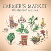 image Farmers Market Illustrated Recipes 2024 Wall Calendar Main Product Image width=&quot;1000&quot; height=&quot;1000&quot;