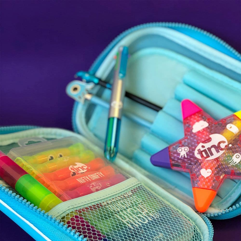 Hardtop Pencil Case Tonkin Blue Alternate Image 2
