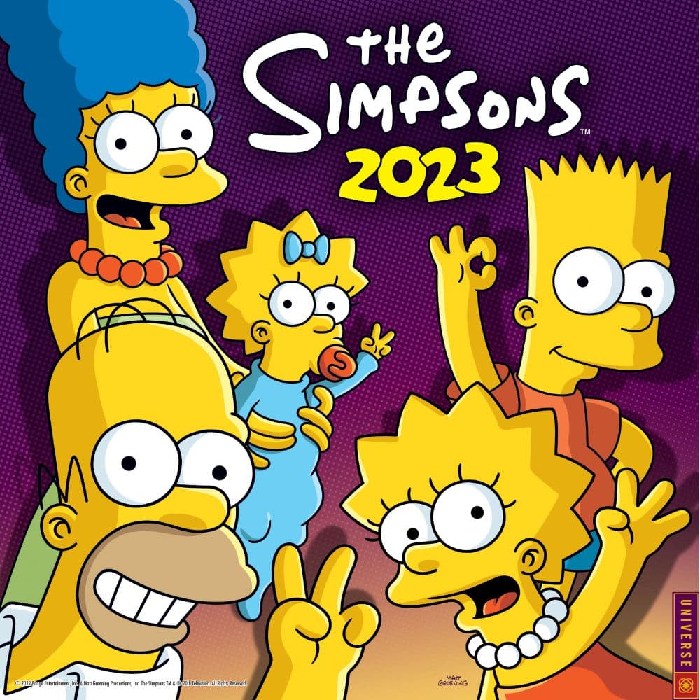Simpsons 2023 Wall Calendar