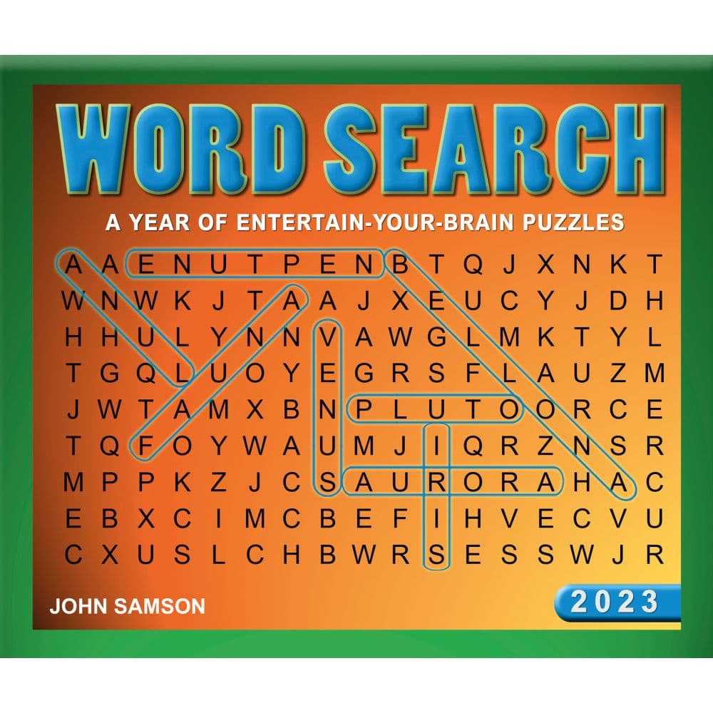 Word Search 2023 Desk Calendar Calendars