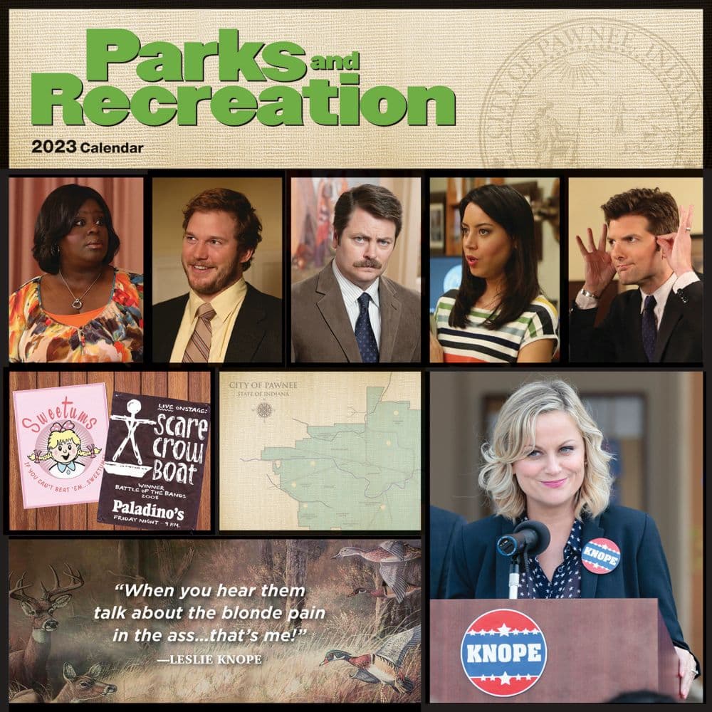 Parks & Recreation 2023 Wall Calendar - Calendars.com