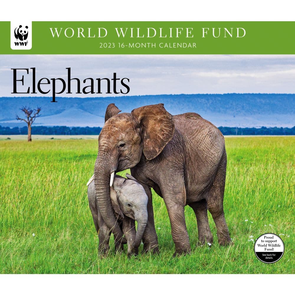elephants-wwf-2023-wall-calendar-calendars