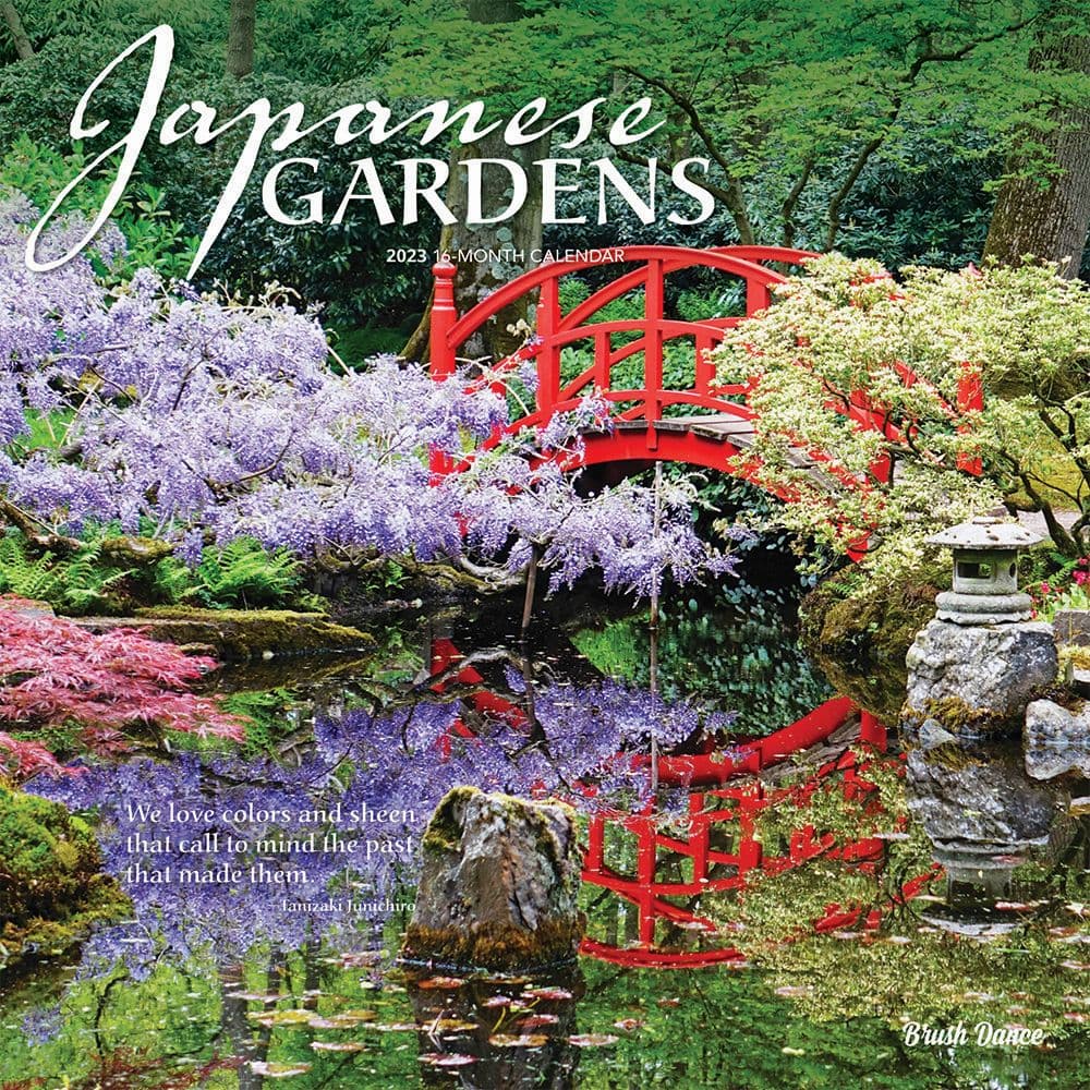 Japanese Gardens 2023 Wall Calendar - Calendars.com
