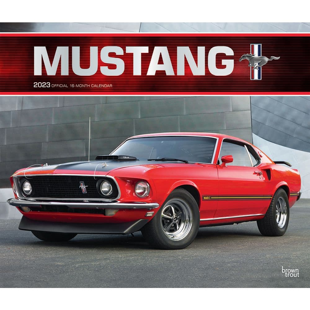 Mustang 2023 Deluxe Wall Calendar