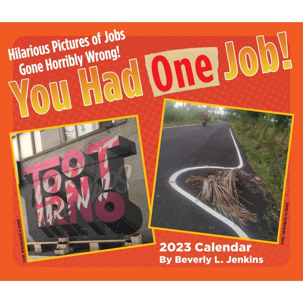 You Had One Job 2023 Day-to-Day Calendar - Calendars.com